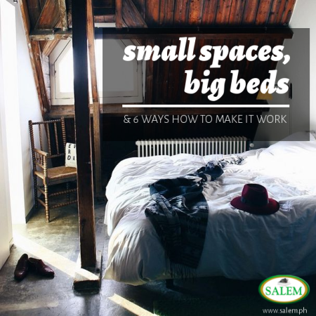 small space big bed banner