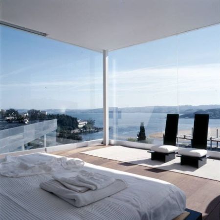 glass window bedroom