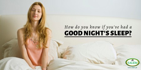 How you know good night's sleep banner
