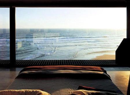 bed by the window